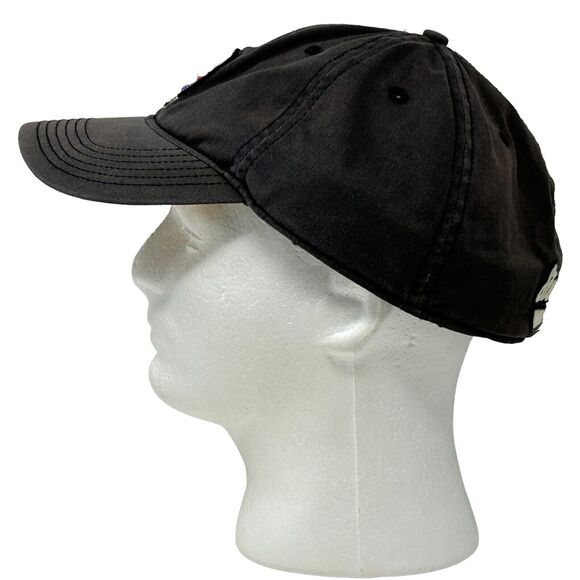 Distressed Pittsburgh Steelers Hat Cap Flex Fitted L/XL Black Old Orchard Beach - Picture 9 of 14